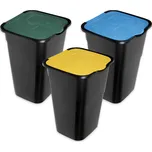 Koš odpadkový Heidrun na tříděný odpad 3 x 50l