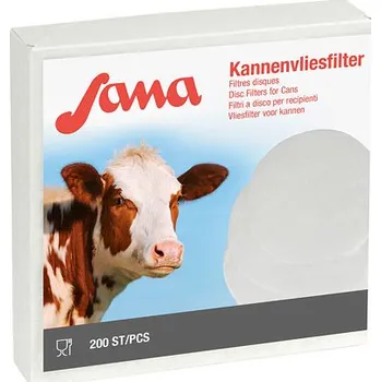 Mléčný filtr kruhový-fleece O 200mm - balení 200ks - doprava zdarma od 2 000 Kč