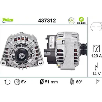 Autoelektrika generátor VALEO 437312