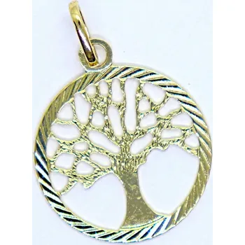 Přívěsek Klenoty Budín Dámský zlatý přívěsek ze žlutého zlata strom života 585/0,86gr HK3238 (Klenoty Budín Dámský zlatý přívěsek ze žlutého zlata strom života 585/0,86gr HK3238)