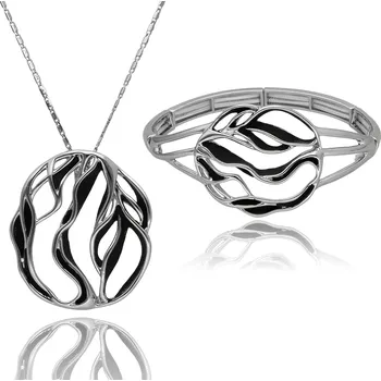 Souprava šperků Yvon Luxusní sada šperků FLAMELLE - náhrdelník a náramek