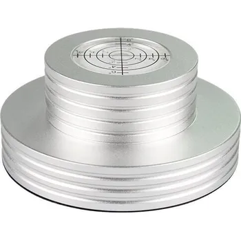 Příslušenství pro gramofon Muziker Record Aluminum Stabilizer with Bubble Level Silver Stabilizátor