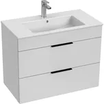JIKA H4537621763001 - Koupelnová skříňka s umyvadlem CUBE 80 cm bílá