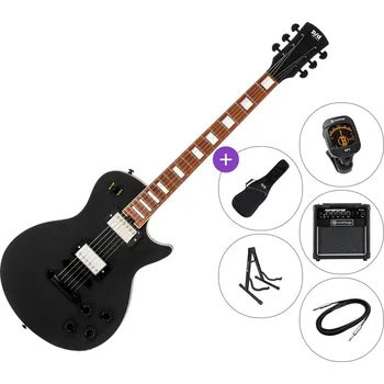 Elektrická kytara PSD Guitars LSP-100M SET Matte Black Elektrická kytara