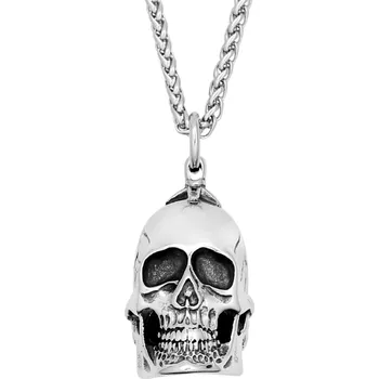 Náhrdelník B-TOP Náhrdelník z nerezové oceli s přívěskem lebky