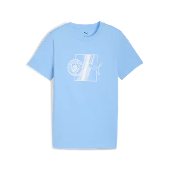 Pánská mikina Puma Manchester City FC ftblCULTURE světle modrá UK Junior XL