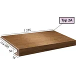 Vinylový schod Vinylové schody Brased Ecoline Step 2A - 9593 Dub královský tmavý 139059809