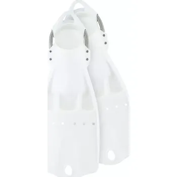 Ploutve Tecline Ploutve LightJet s ocelovými pružinami S / M Bílá