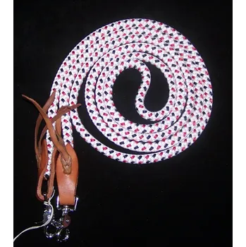 Westernové otěže BORA provazové spojené