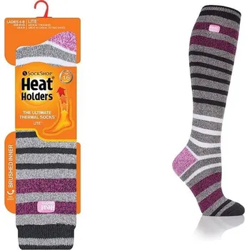 Podkolenky Heat Holders Lite dámské 37-42 Pruhy šedé - doprava zdarma od 2 000 Kč
