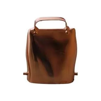 Pastevní zvonec ocelový v měděné barvě 95mm