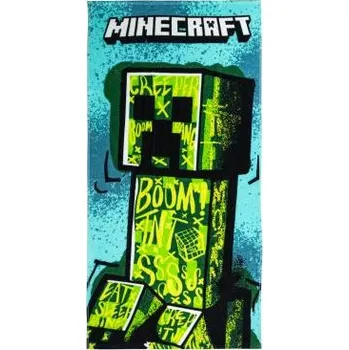 Povlečení Plážová bavlněná osuška Minecraft 70x140cm