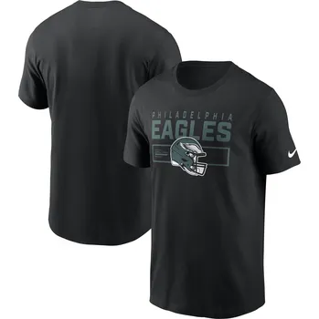 Pánské tričko Pánská tričko Philadelphia Eagles NFL Nike SS Helmet Essential Tee Velikost: 2XL