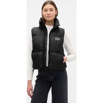 Dámská vesta GAP prošívaná voděodolná vesta s logem GAP černá | bílá 3471375