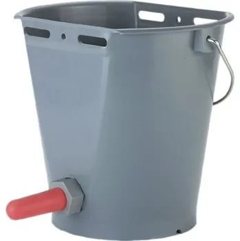 napáječka pro hospodářská zvířata Krmné napájecí vědro pro telata s ventilem a cucákem - doprava zdarma od 2 000 Kč