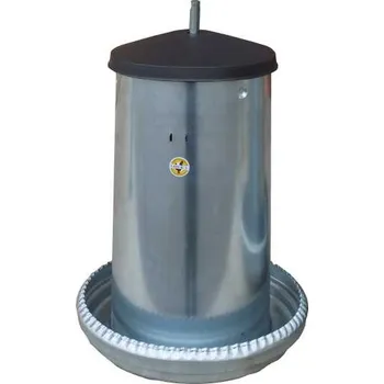 krmítko pro hospodářská zvířata Tubusové krmítko pro slepice, drůbež plechové 25ltr. - doprava zdarma od 2 000 Kč