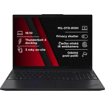 Notebook LENOVO NTB ThinkPad L16 AMD G2 - Ryzen5 PRO 215,16" WUXGA,16GB,512SSD,5MP+IRcam,W11P 21SC0008CK