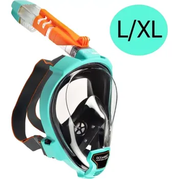 Potápěčská maska Oceanreef Celoobličejová šnorchlovací maska OCEAN REEF ARIA QR + L/XL Světlemodrá