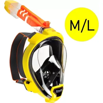 Potápěčská maska Oceanreef Celoobličejová šnorchlovací maska OCEAN REEF ARIA QR + M/L Žlutá