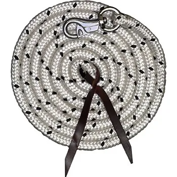 Nylonová lonž Robus kulatá 3,2m kožený švih - doprava zdarma od 2 000 Kč