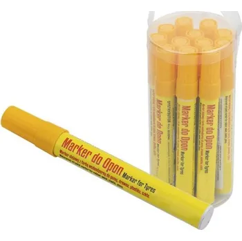 ProfiGaráž Označovač na pneumatiky - voděodolný, žlutý, 2,5mm, 12ks