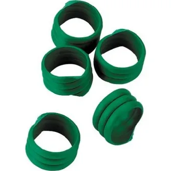 Značení hospodářského zvířete Spirálový kroužek pro drůbež 18mm zelený - doprava zdarma od 2 000 Kč