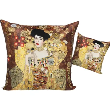 Polštář Carmani® Carmani - Polštář G. Klimt, Adele Bloch-Bauer - 50*50 cm