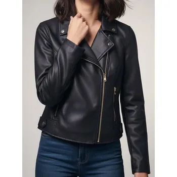 Dámský kabát Sinsay - Bunda biker - zlatá - 2962G-GLD - 2962G-GLD-S