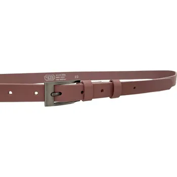 Opasek PENNY BELTS Kožený opasek 20-183-503 růžový - 75 cm