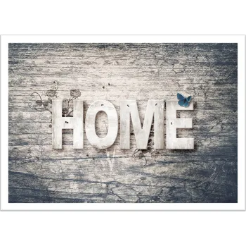 Obraz Bondecor Obraz v rámu "Home" 43x33cm