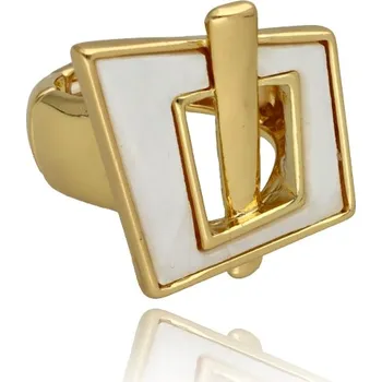 Prsten Yvon Prsten ANTIGONE s přírodní mléčnou mušlí