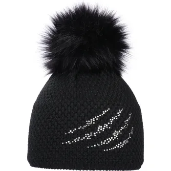 Čepice Capu s bambulí 691H W - černá UNI čepice