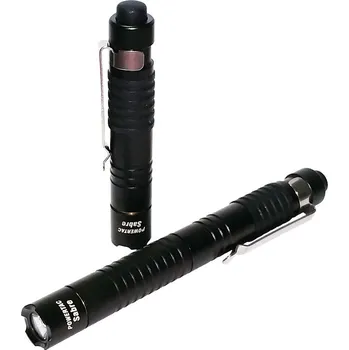 Svítilna PowerTac® Svítilna Sabre Pen / 239 lm PowerTac®, Barva: Černá