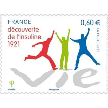 Poštovní známka Post France (2011) MiNr. 5241 ** - Francie - Objev inzulínu