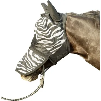 Koňská maska proti hmyzu Maska proti hmyzu HKM Zebra 1/pony - doprava zdarma od 2 000 Kč