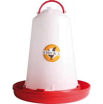 napáječka pro hospodářská zvířata Klobouková napáječka pro slepice Chick´A s rukojetí 10ltr. - doprava zdarma od 2 000 Kč