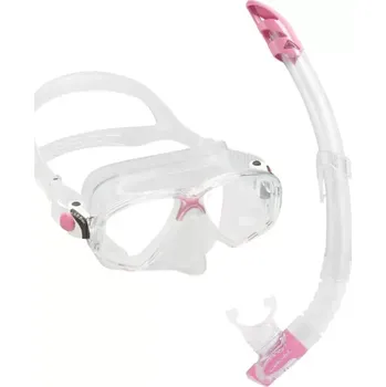 Vodní sport Cressi Sada na šnorchlování a potápění Marea + Gamma transparentní / růžová CLPK