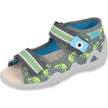 Dívčí obuv „Dětské bačkory Befado Snake 350P023 – chlapecké přezůvky se suchým zipem | Botonožka.cz“ Velikost: 25