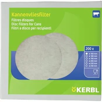 Mléčný filtr kruhový-fleece O 220 mm - balení 200 ks - doprava zdarma od 2 000 Kč