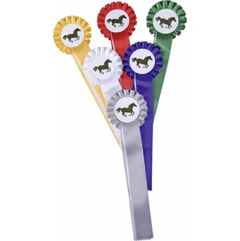 Hobby horsing Kokarda 1 stuha bílá - doprava zdarma od 2 000 Kč