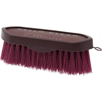 Čištění pro koně EQUITHEME Je taime hrubý kartáč pro koně b.vínová - doprava zdarma od 2 000 Kč