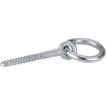 Vázací oko s vrutem 10x80mm - doprava zdarma od 2 000 Kč