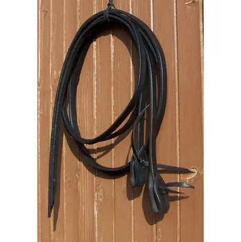 Westernové otěže MONTANA kožené natural - doprava zdarma od 2 000 Kč