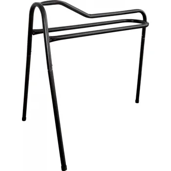 Věšák na sedlo a uzdečku Stojan 3-nohý pevný černý - doprava zdarma od 2 000 Kč