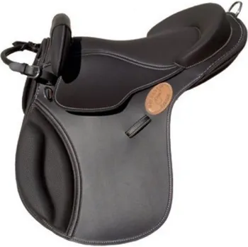 Jezdecké sedlo Sedlo Guy Cantin Education kožené černé 15,5