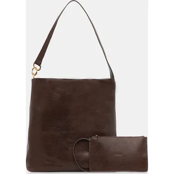 Kabelka Kožená kabelka Sessun 25102025 hnědá 88X, vel. ONE SIZE