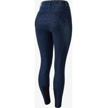 Jezdecké kalhoty HORZE Kaia Denim dámské jezdecké rajtky b. tm.modrá 34 - doprava zdarma od 2 000 Kč