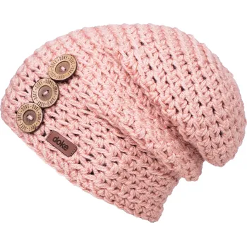 Čepice Doke Háčkovaná čepice b nature peach Velikost: Pro dospělé (vhodné i pro děti od 12 let)