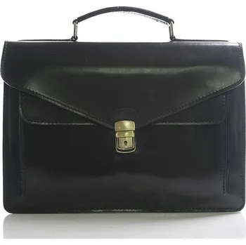 Kabelka Dámská kožená aktovka Belinda, černá