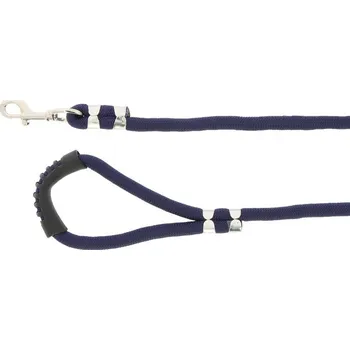 NORTON Handle vodítko pro koně s gumovou rukojetí b. tm.modrá - doprava zdarma od 2 000 Kč